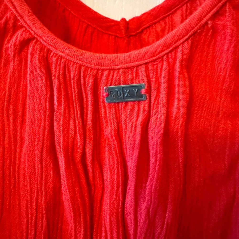 Red Roxy Women's Top - Picture 6 of 6